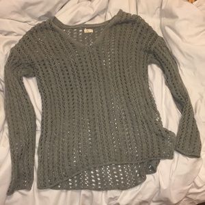 Never Worn Gray Long Sleeve Sweater